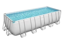 Velký regálový bazén s krytem, pumpou a žebříkem Power Steel 640 x 274 x 132 cm Bestway 5611Z