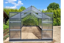 Hliníkový skleník Azalia 3,08 x 5,5 m CoverTech antracitový
