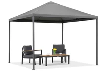 Antracitový zahradní pavilon Madrid 3 x 3 m Garden Point