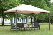 Béžový zahradní pavilon Madrid 3 x 4 Garden Point