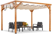 Dřevěná terasová pergola Aruba 3 x 3,7 m Garden Point