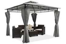Garden Point Ibiza 3x3 m antracitový zahradní pavilon