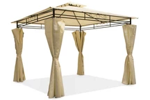 Garden Point Ibiza 3x3m krémový zahradní pavilon s moskytiérou 
