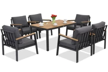 Hliníkový zahradní nábytek Zakintos Premium 6 antracit Garden Point