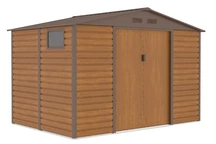 Kovový domek na nářadí Malmo 2,7 x 1,9 m Store Boss hnědý 