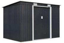 Oklahoma 2.6 x 1.8 m Store Boss antracitový kovový domek na nářadí 