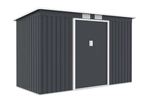 Oklahoma 2.7 x 1.3 m Store Boss antracitový kovový domek na nářadí 