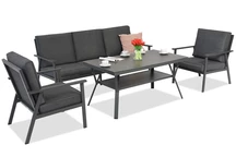 Zestaw aluminiowych mebli Katania antracyt Garden Point