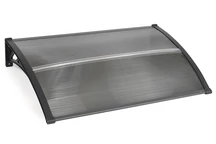 Stříška na dveře Tiset 100 x 200 cm CoverTech antracitová