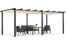Terasová pergola Barbados 3x6 m Garden Point béžová