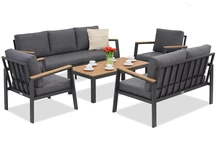 Zakintos Coffee 7 antracitový hliníkový set Garden Point