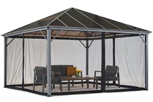 Altán Garden Point Milos 4x4m s moskytiérou