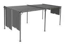 Antracitová pergola Sevilla 3x6 m Garden Point terrace pergola