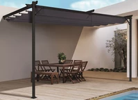 Antracitová stříška na terasu Santana 3x4 Garden Point