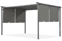 Antracitová terasová pergola Sevilla 3x4m Garden Point