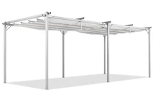 Bílá pergola La Palma 3x6m Garden Point na terase