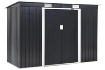 Kovový domek na nářadí Oklahoma 2,6 x 1,2 m Store Boss antracitový