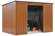 Kovový domek na nářadí Oklahoma 2,6 x 1,8 m Store Boss hnědý