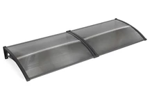 Stříška na dveře Tiset 100 x 400 cm CoverTech antracitová