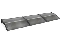 Stříška na dveře Tiset 100 x 600 cm CoverTech antracitová