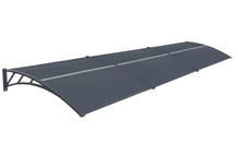 Stříška nad dveře Tiset 120 x 450 cm CoverTech antracitová