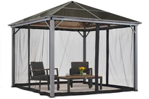 Zahradní altán Milos 3x3m s moskytiérou Garden Point