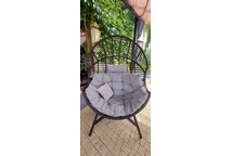 Hliníkové zahradní lehátko Tulum Garden Point antracitové barvy