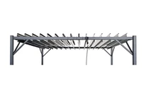 Antracitový kryt pro terasovou pergolu Tasos 3x4m Garden Point