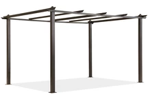 Barbados 3 x 4 m dřevěný kovový rám zahradní pergoly Garden Point
