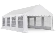 Bílý zahradní párty stan Hanover 4x8 m Garden Point