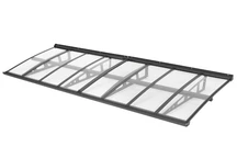 Dveřní stříška Kassel 100 x 300 cm CoverTech antracitová
