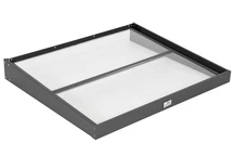 Dveřní stříška Lubeka 100 x 120 cm CoverTech antracitová