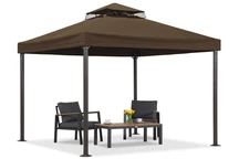 Hnědý zahradní pavilon Valencia 3x3 m Garden Point