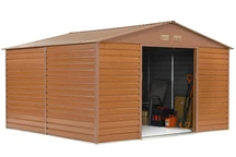 Kovový domek na nářadí Lahti 3,4 x 3,2 m Sklad Boss woodlike