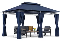 Námořnicky modrý zahradní pavilon Ibiza 3x4 m Garden Point