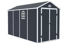 Plastový domek na nářadí Bergen 1,9 x 3,7 m CoverTech antracitový