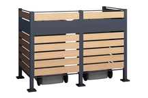 Skříň pro 2 odpadkové koše 120l nebo 240l Breda CoverTech