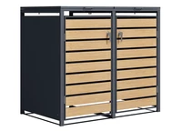 Skříň pro 2 odpadkové koše 120l nebo 240l Bremen CoverTech