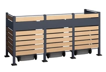 Skříň pro 3 odpadkové koše 120l nebo 240l Breda CoverTech