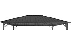 Střešní plášť altánu Garden Point Itaka 3x4 antracitový