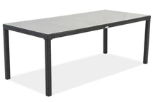Velký stůl Technorattan Milan 200 cm Garden Point černý