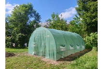 Kovový zahradnický tunel 3x4,5m zelený Garden Point