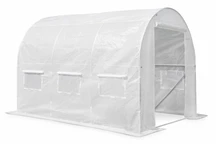 Kovový foliový stan 2x4m bílý