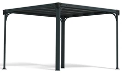 Hliníkový zahradní altán Milano Palram - Canopia 3 x 3 m Heat Block antracit