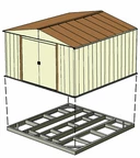 Základová základna pro domky Arrow 3 x 3,6, 3 x 4 a 3 x 4,3
