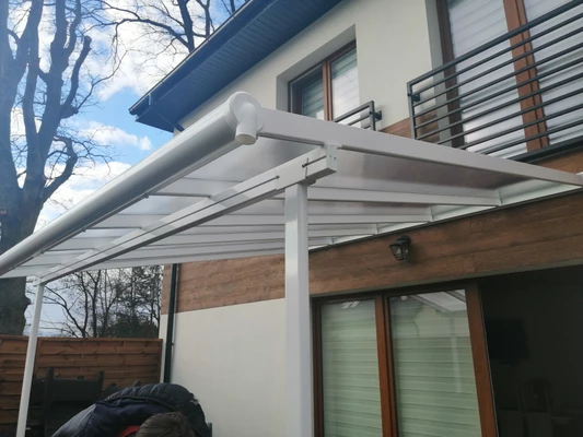 Hliníkový přístřešek na terasu Sierra Palram - Canopia 3 x 3,05 m bílý