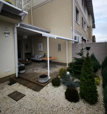 Hliníkový přístřešek na terasu Sierra Palram - Canopia 3 x 3,05 m bílý
